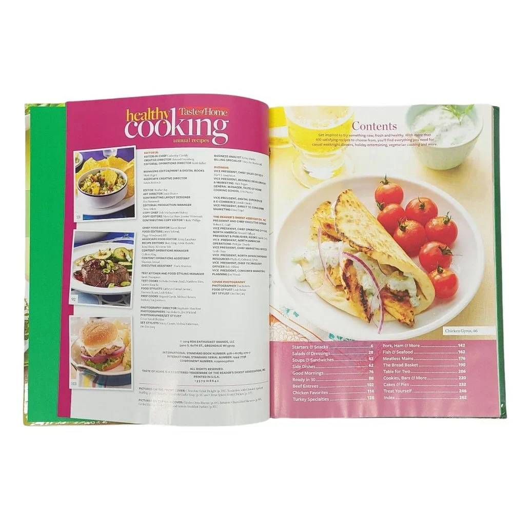 Taste Of Home Healthy Cooking 2014 Annual Recipes Hardcover